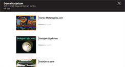 Desktop Screenshot of domainatorium.com